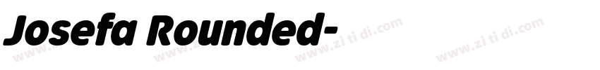 Josefa Rounded字体转换